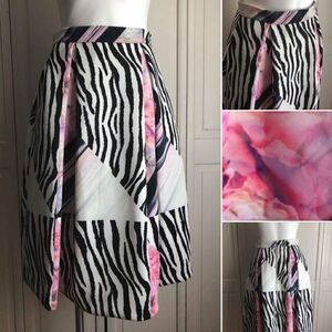 Zebra Skirt, Size Small (Approx. Size 6)